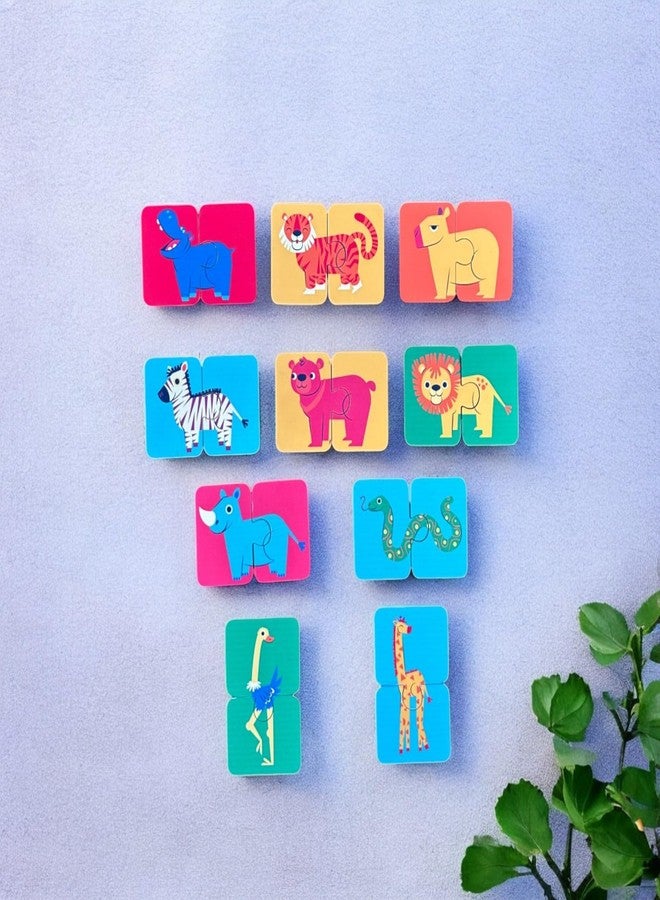 Kiddiwinks Winkslab:Two-Piece Animal Puzzle for Kids - Fun Learning with Vibrant Animal Designs - Image 3